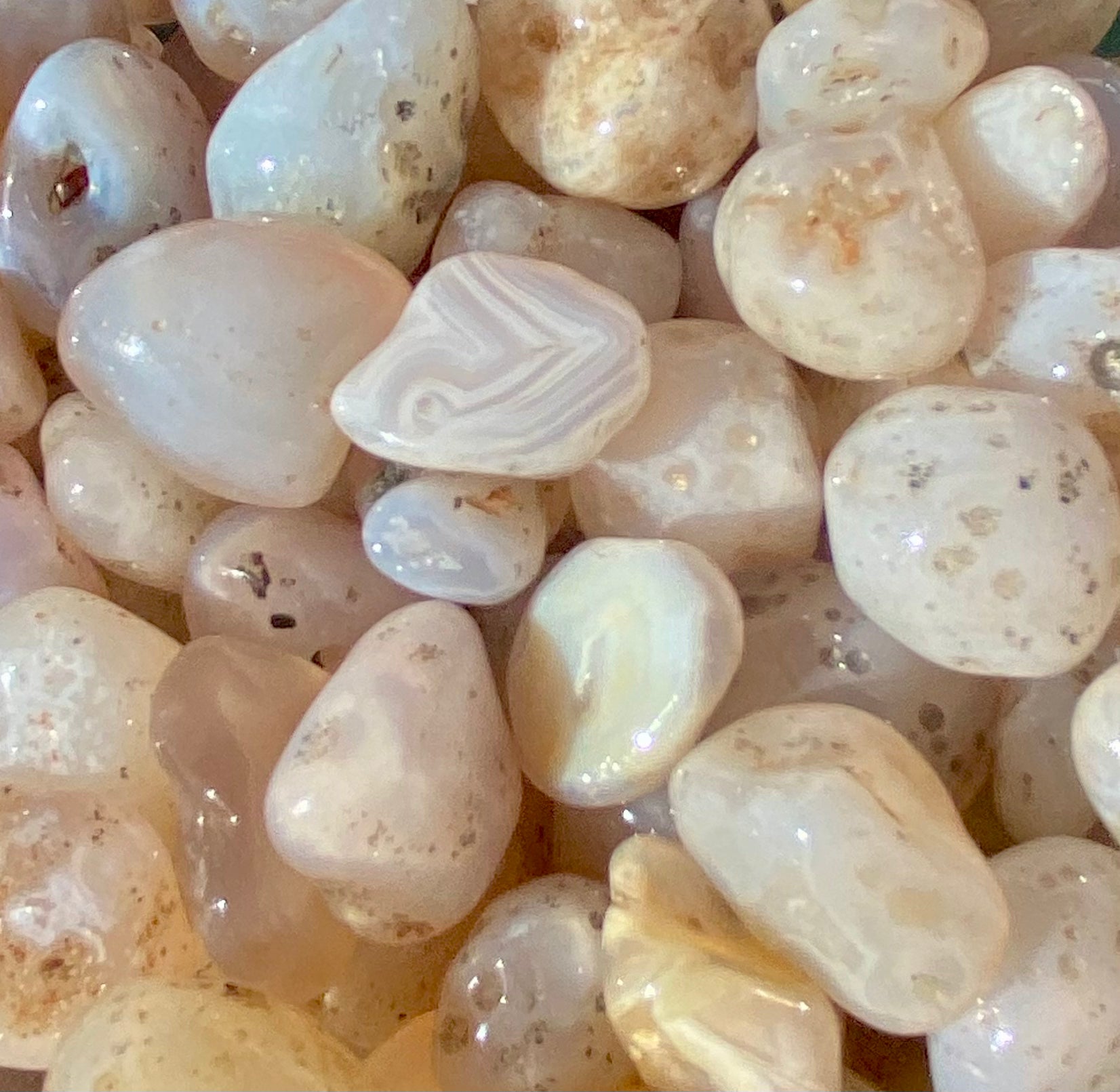 Pink Agate Tumble Mountain Mineral Market